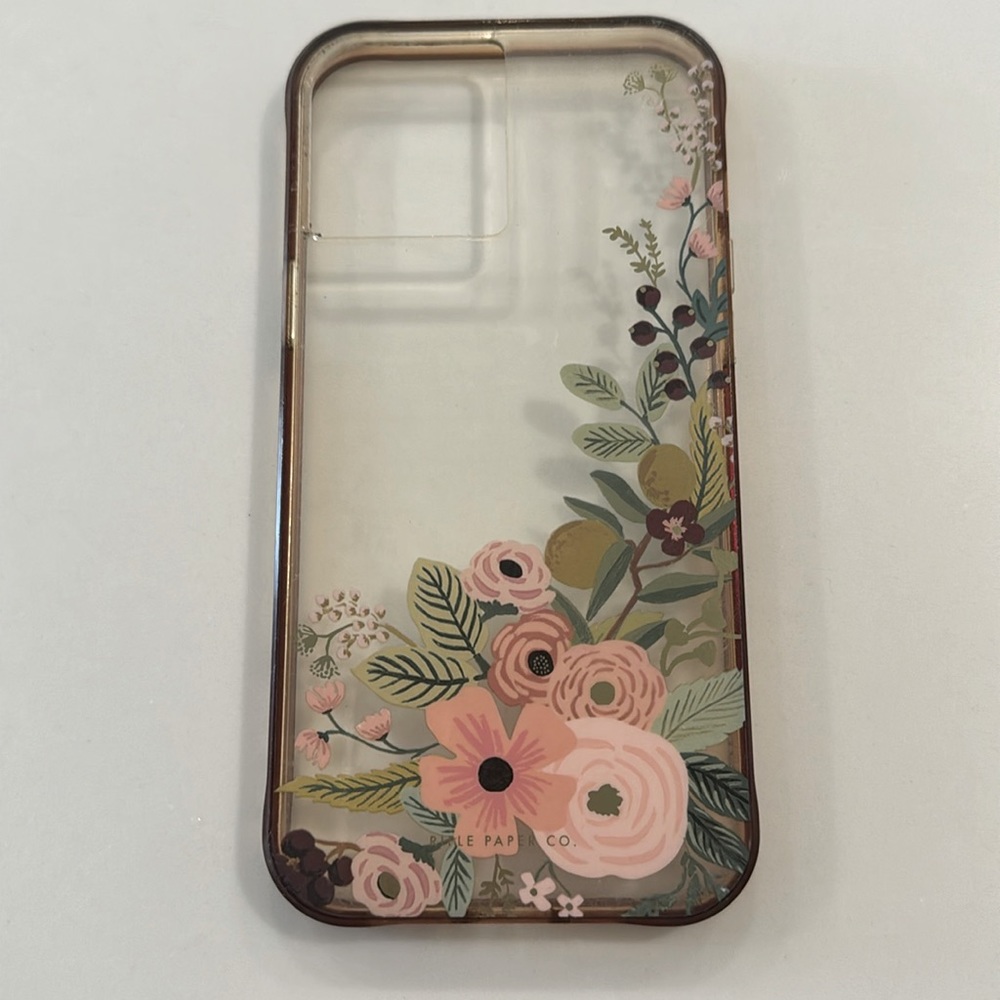iPhone 12 PRO Max phone case. Floral pattern by Rifle Paper Company